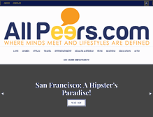Tablet Screenshot of allpeers.com